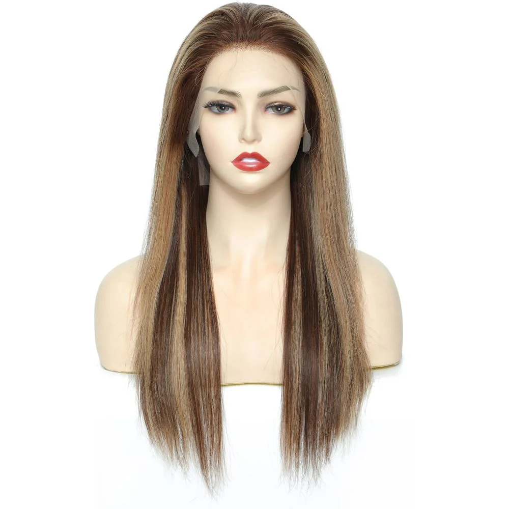 B & B Gold 100% Brazilian Human Hair 13x4 Lace Front Wig - T4/27/30 - Image 5